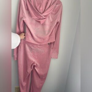 VIRAL JUICY COUTURE TRACK SUIT LIGHT PINK